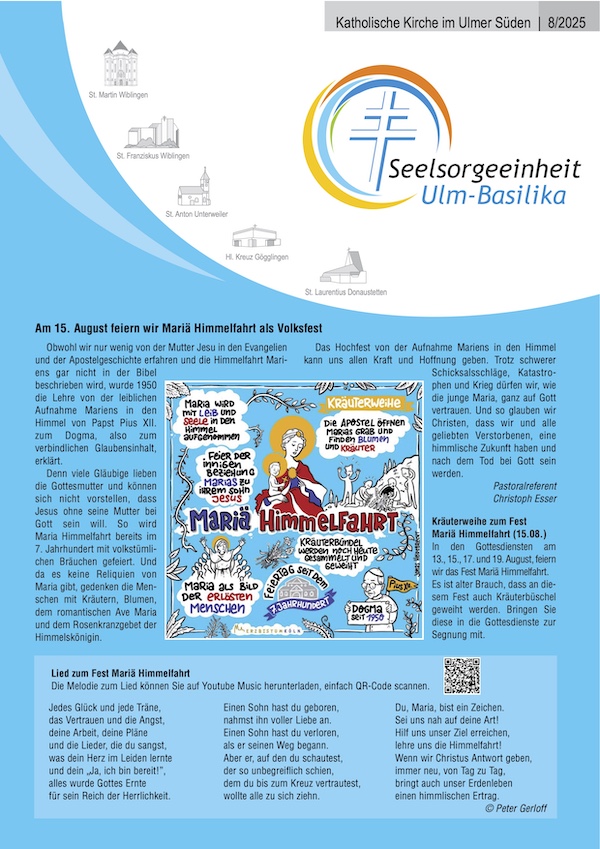 Katholische Kirche im Ulmer Süden 8-2025