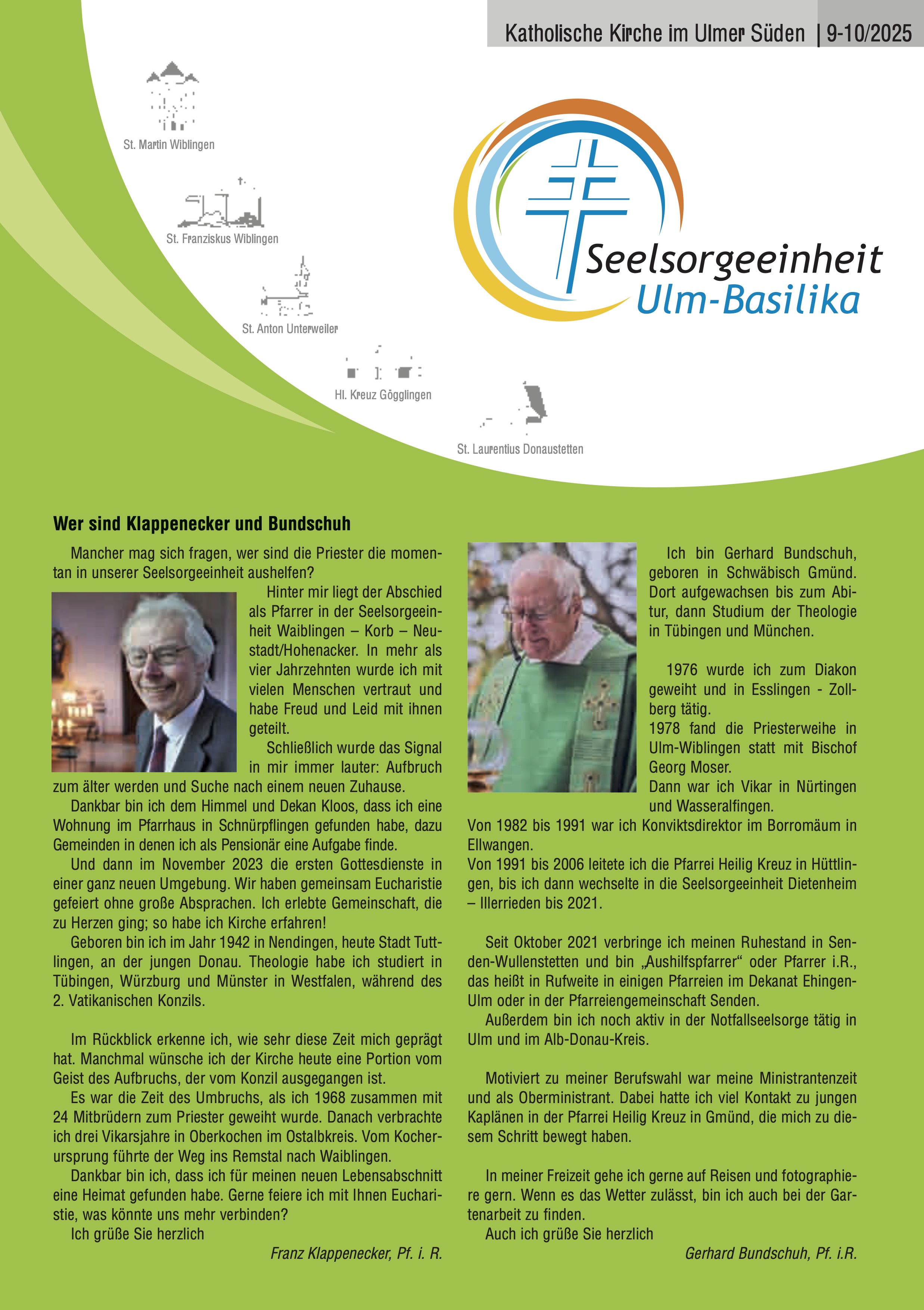 Katholische Kirche im Ulmer Süden 9-10/2025