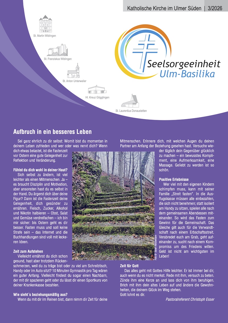 Katholische Kirche im Ulmer Süden 3-2026