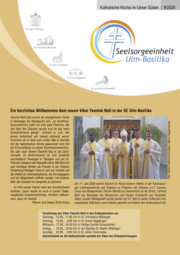 Katholische Kirche im Ulmer Süden 8-9_2026